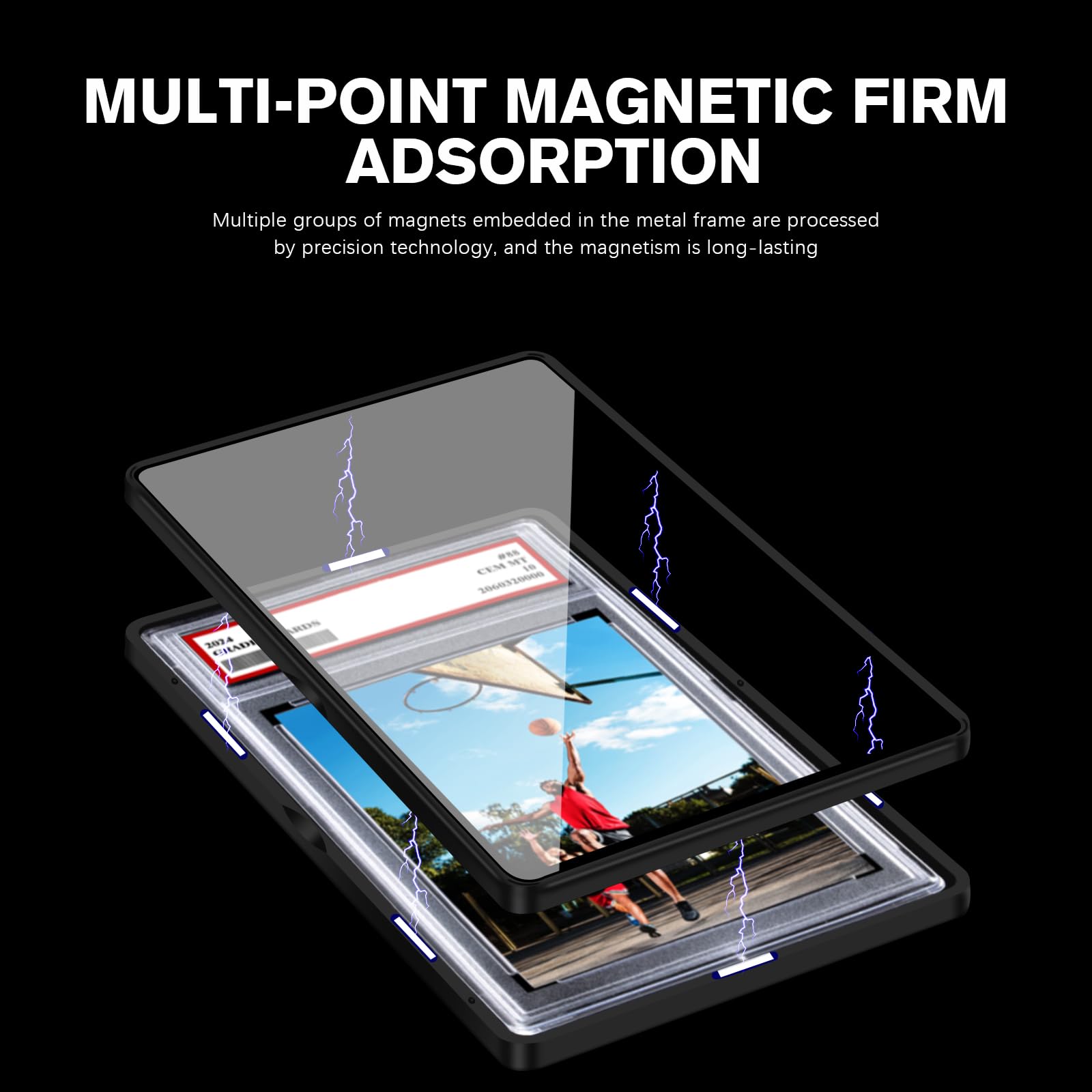Coolbyl magnetic-closure slab case enabling quick access