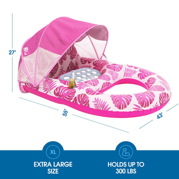 COOLCOOLDEE easy setup inflates quickly for solo pool moments.
