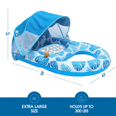 COOLCOOLDEE removable canopy adjusts to shield or reveal sun