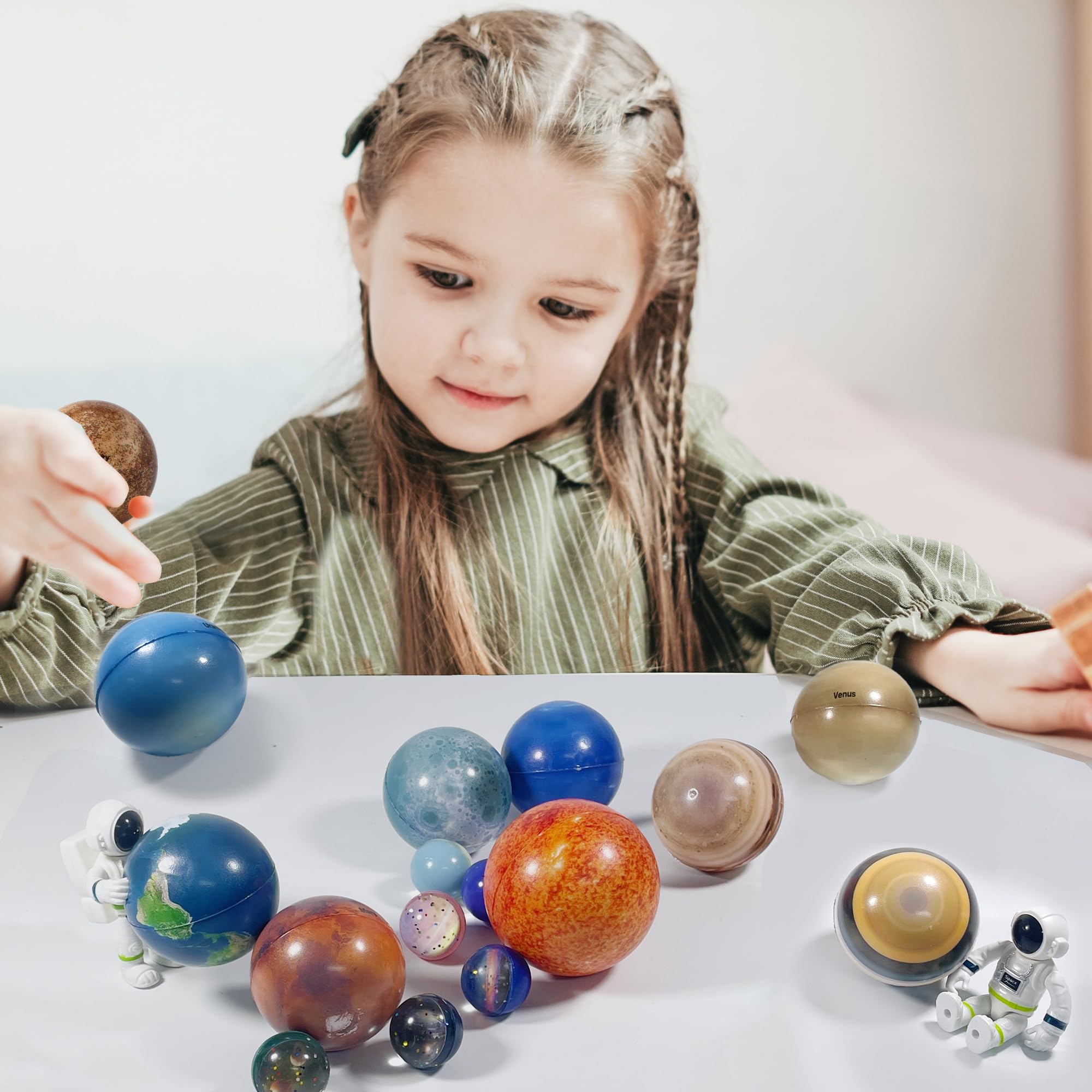 COOLDUCK Sun ball bright focal point for solar system imagination