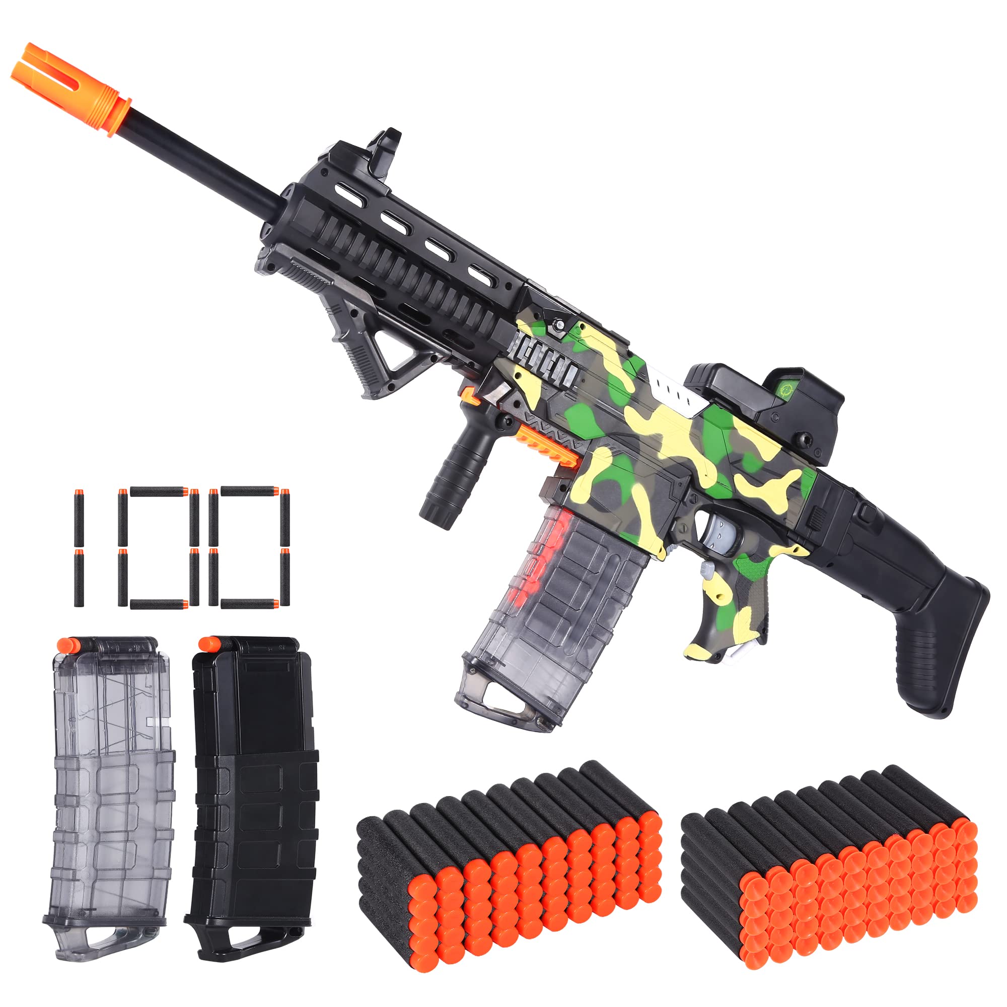 COOLFOX electric Nerf sniper gun with 100 darts for fast, engaging play.