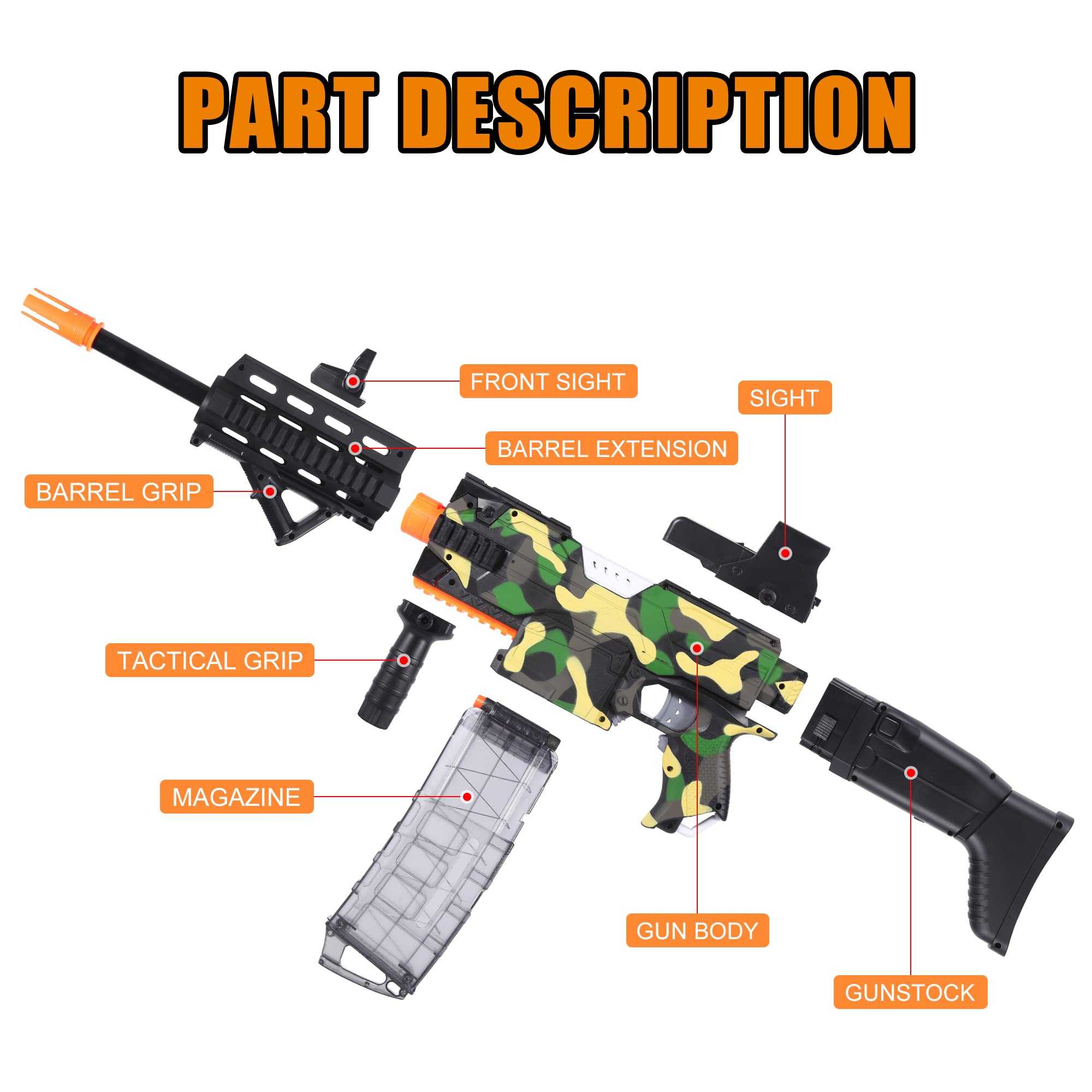 COOLFOX six-times lens aids aiming for precise target practice.