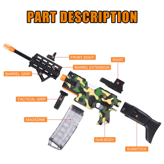 COOLFOX six-times lens aids aiming for precise target practice.