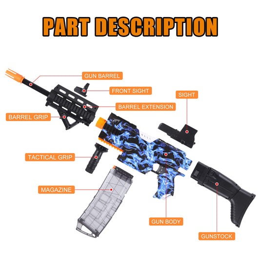 COOLFOX sniper darts pack with wall attachment for target practice