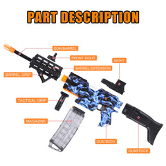 COOLFOX sniper darts pack with wall attachment for target practice