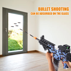 COOLFOX toy gun showing three shooting modes for versatile play