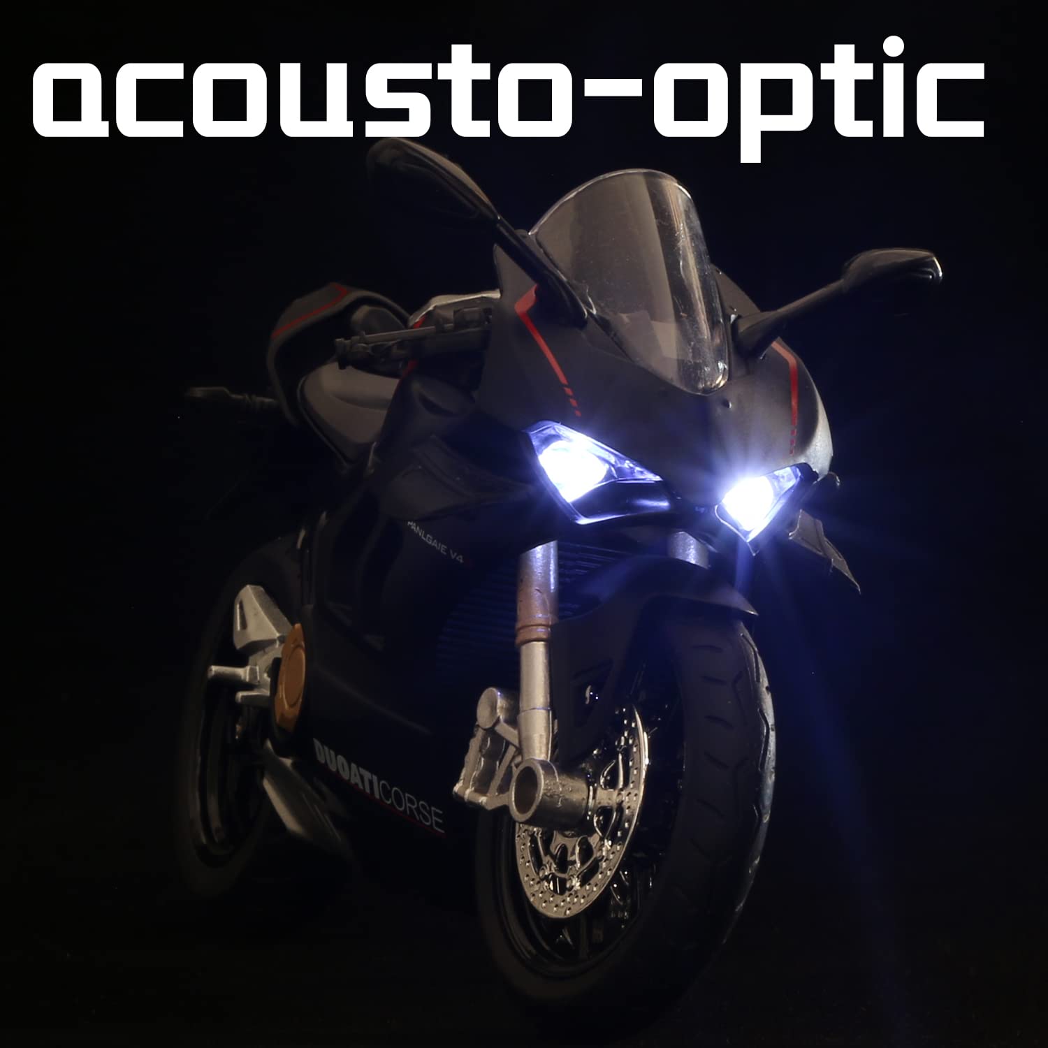 COOLPUR Ducati V4 compact dimensions fit neatly on desks and shelves