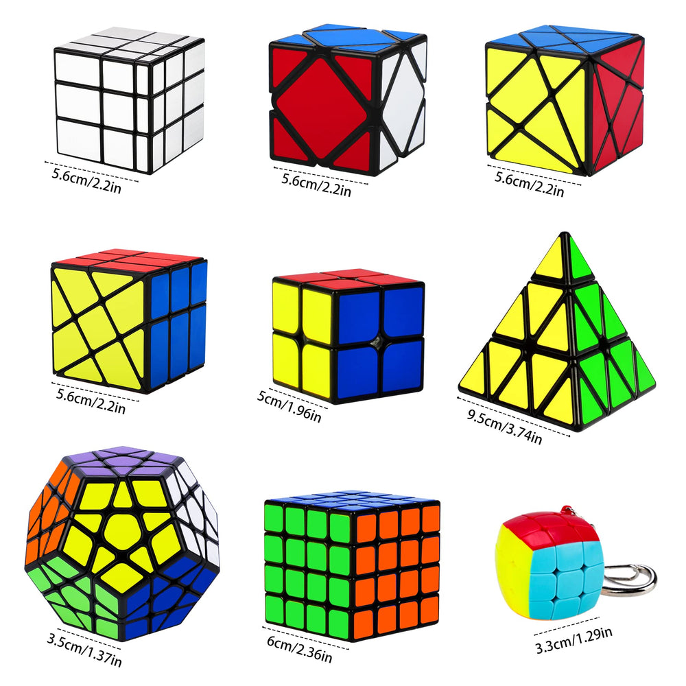Coolzon Speed Cube Set 2x2 compact design for quick solves