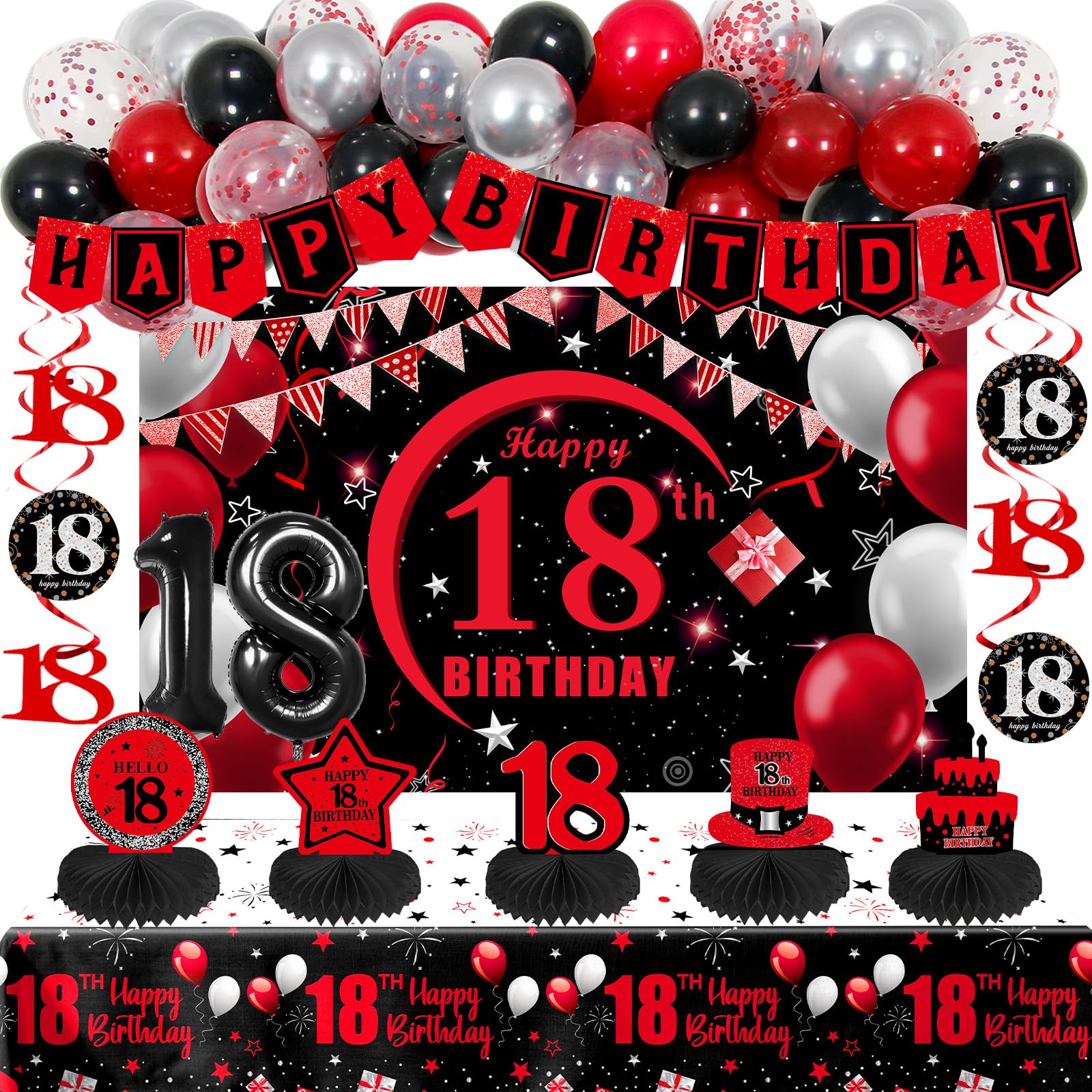 Coosilion 18th banner enhances milestone photos with bold color.