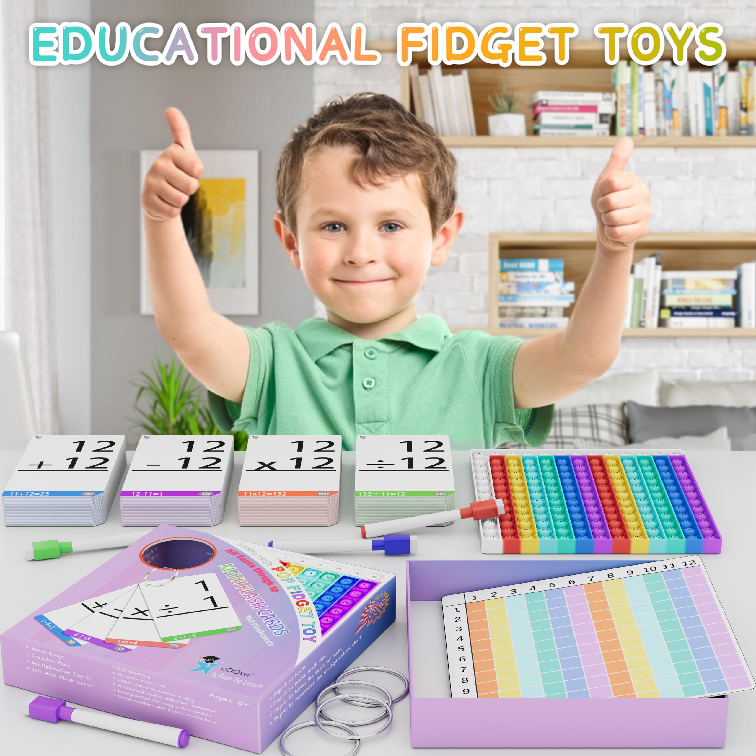 COOVA Math Games gift set designed for curious kids and families.