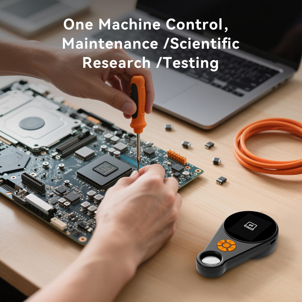 COOVIE compact portable design makes on-the-go microscopy easy.