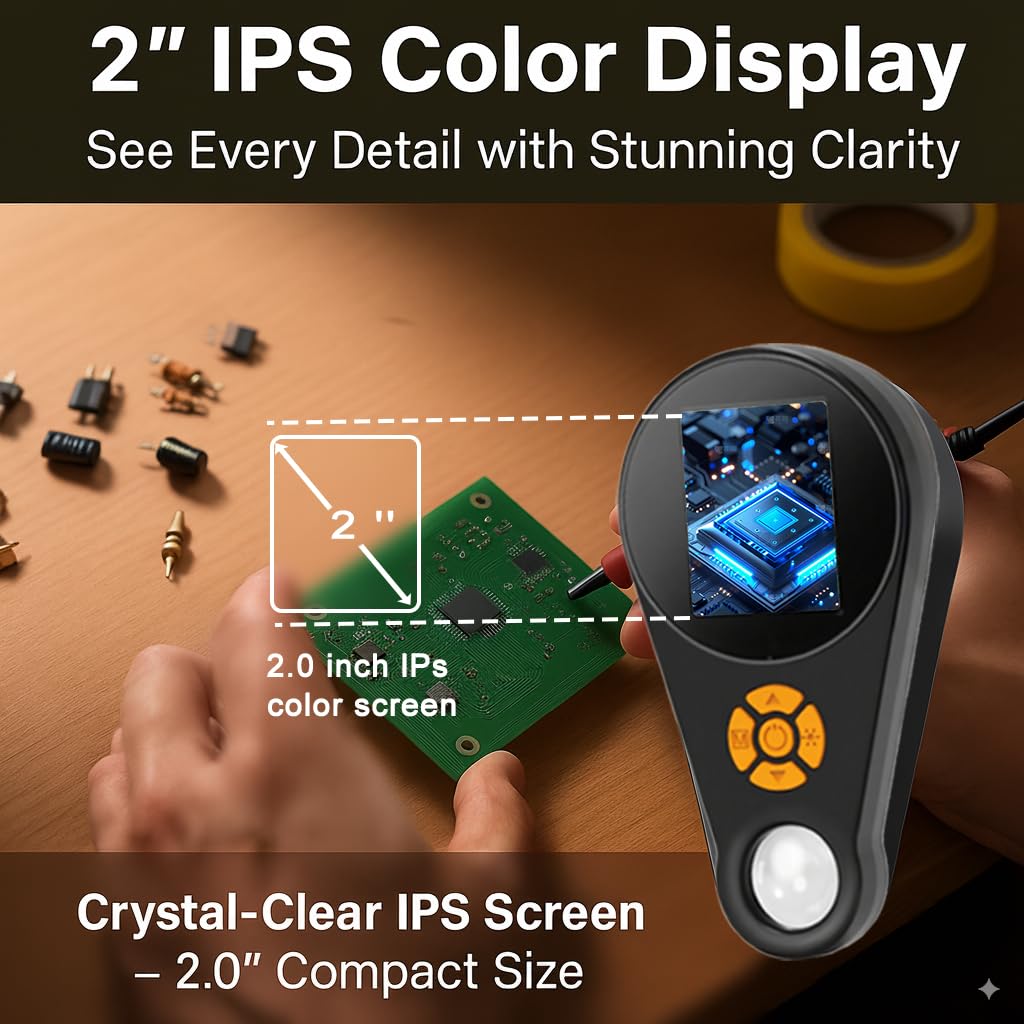 COOVIE eight LED lights evenly illuminate subjects for sharp images.