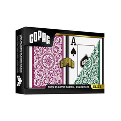 Copag plastic cards offering long-lasting durability and smooth shuffling