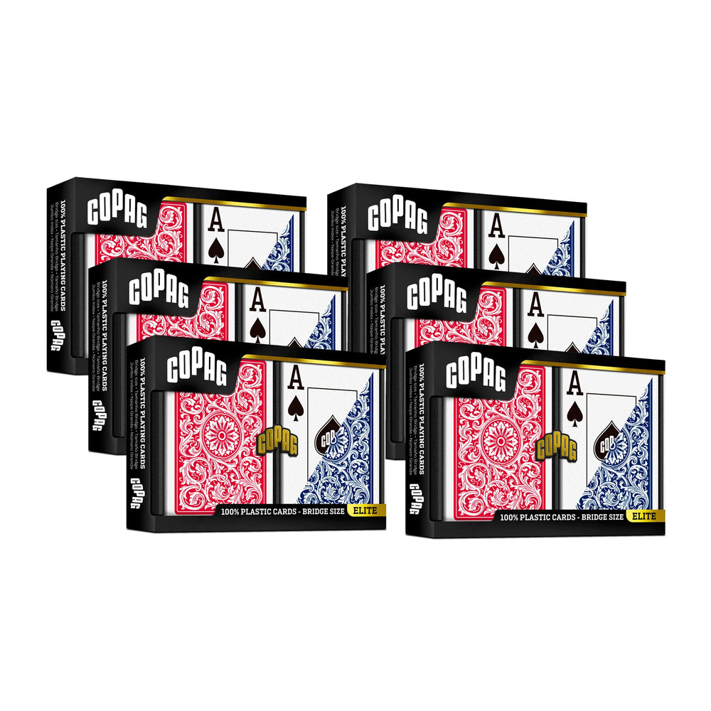 Copag 1546 design plastic playing cards texture highlights durability and smooth shuffling