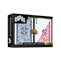 Copag 4-Color Legacy case open view shows slim protective case