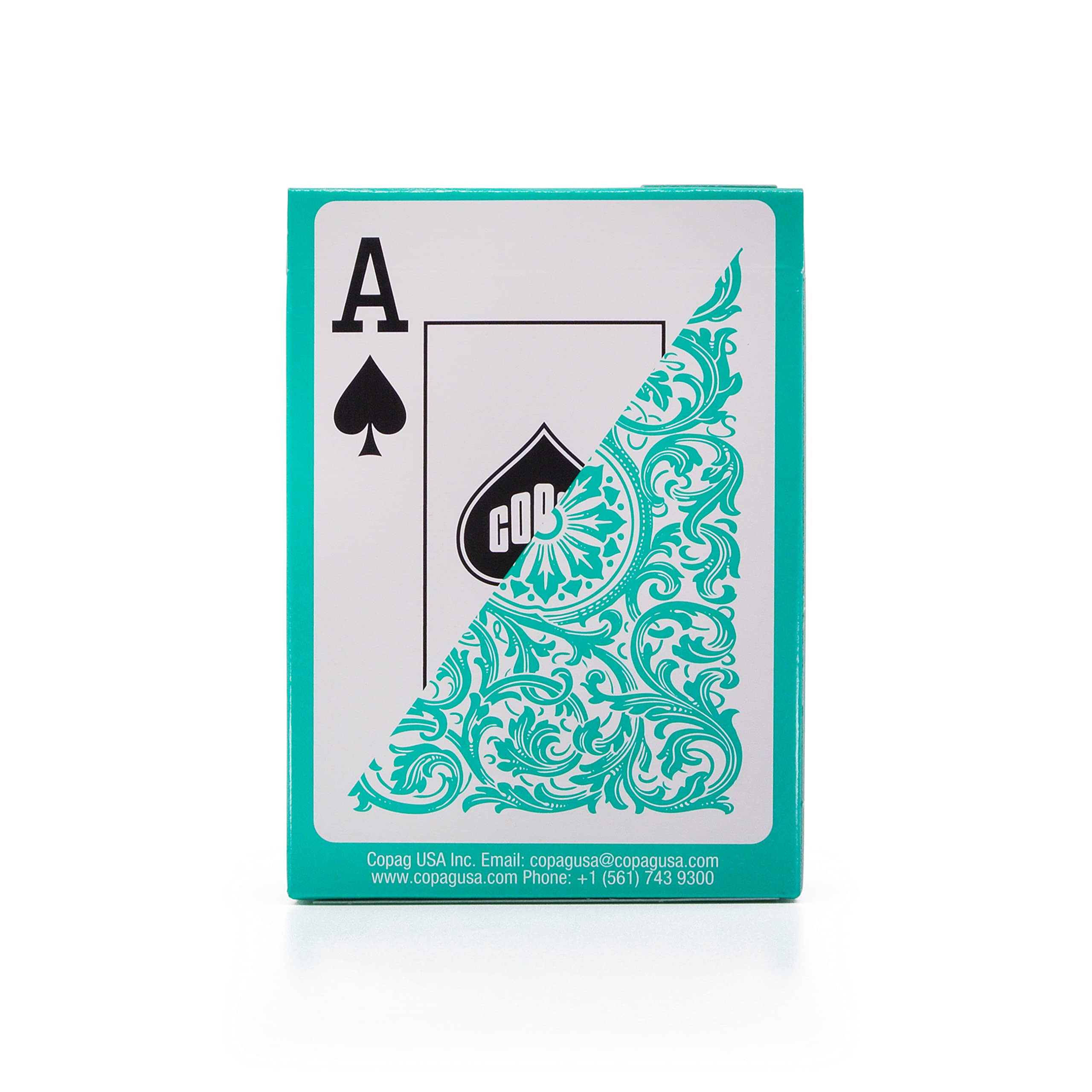 Copag Elite green back design for quick card recognition