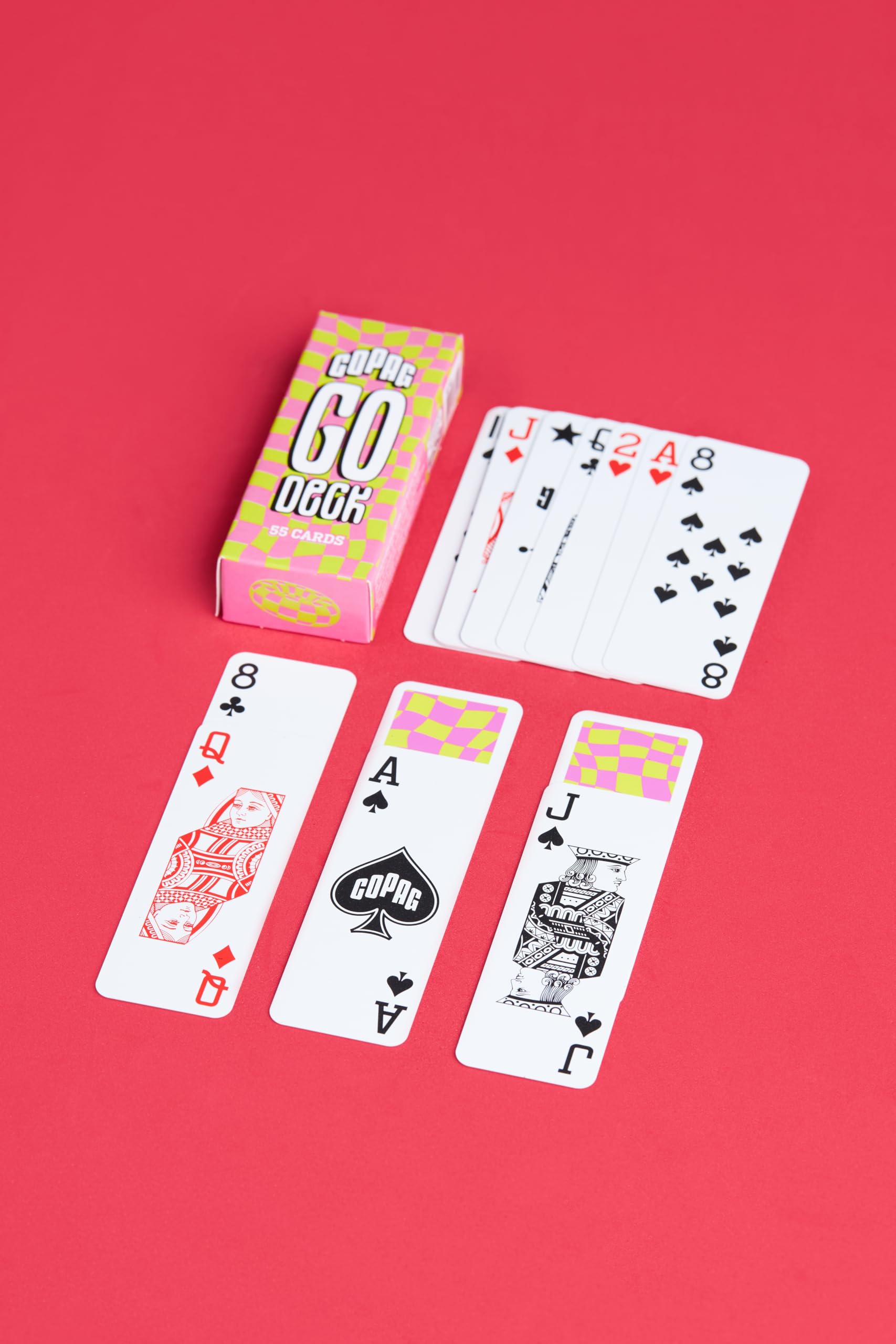 Copag Go Deck 52-card set with jokers included for standard play.