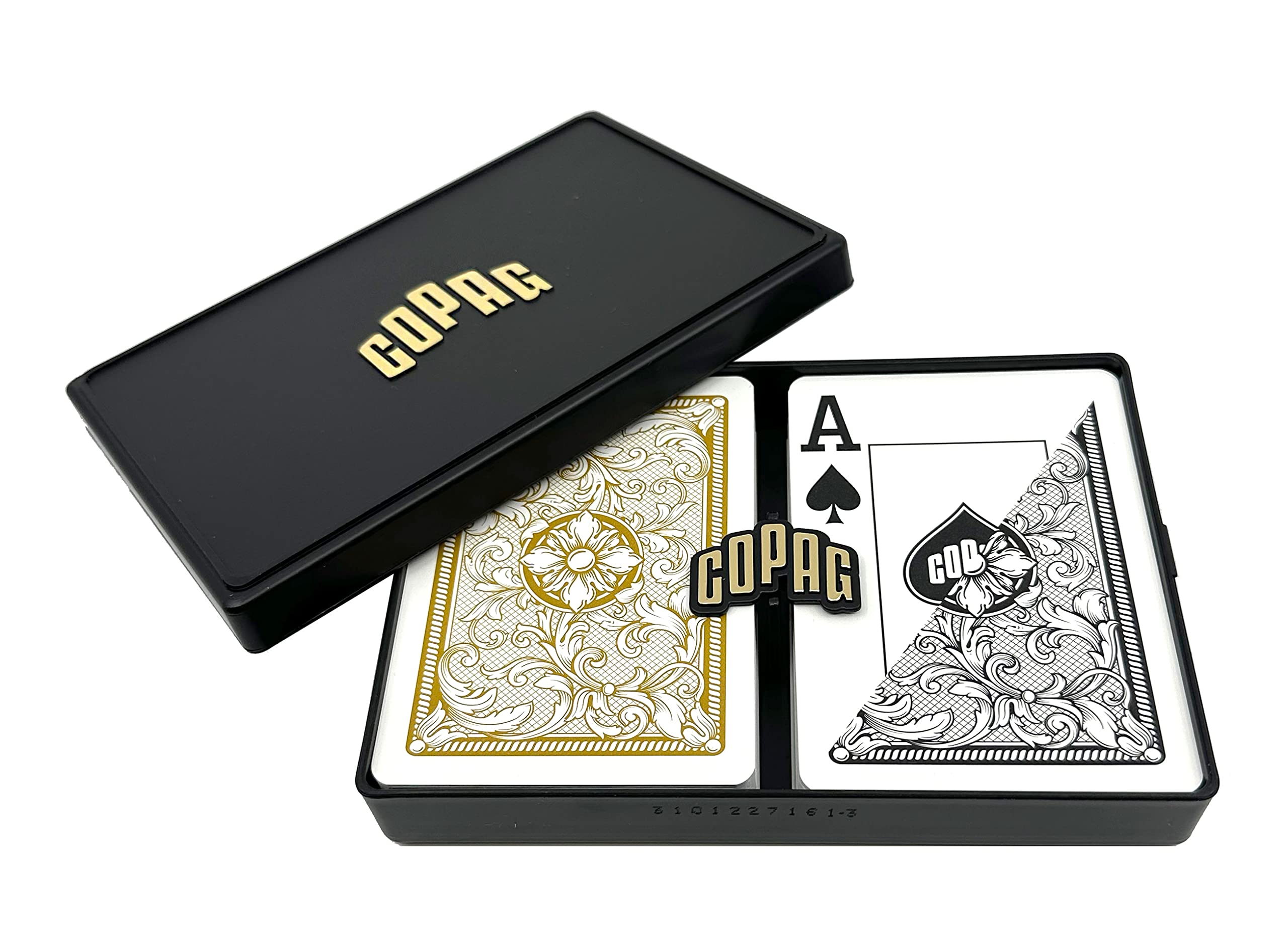 Copag Legacy face cards with a smooth shuffle finish.