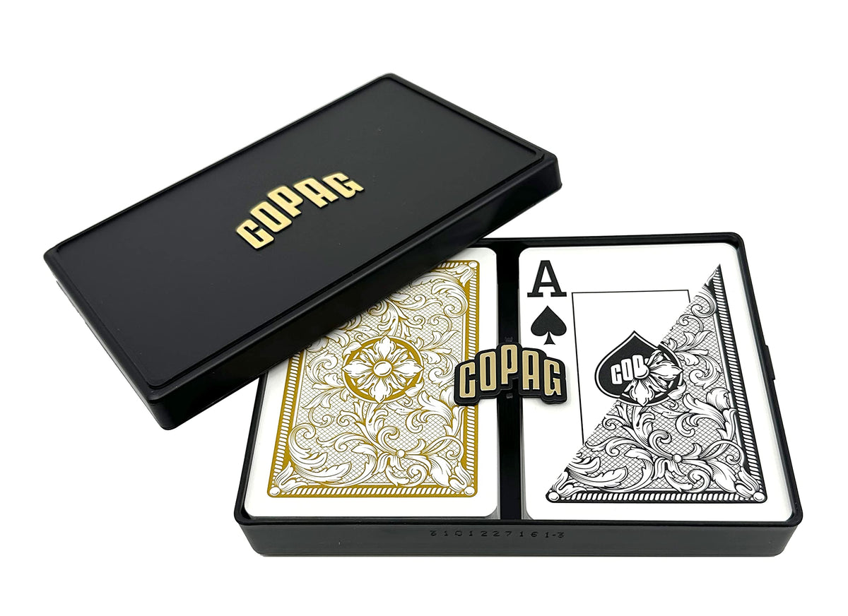 Copag Legacy face cards with a smooth shuffle finish.