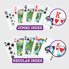 Copag Neoteric Design includes two decks for extended play.
