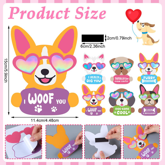Copkim Valentine dog magnet kit patterns displayed for versatile crafts.