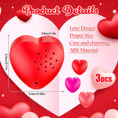 Copkim rose-red heart recorder offers clear playback inside DIY gifts