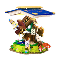 CoPlanaire Alice in Wonderland blocks desk-decor with imaginative mini-figures for play
