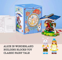 CoPlanaire Alice in Wonderland blocks detailed figures for storytelling and motor practice