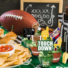 CoquetteBow012 football cupcake toppers team-logo motif boosts photos