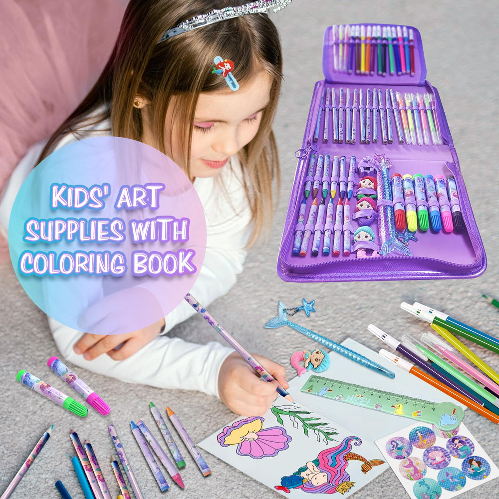 CORALMEE Mermaid stickers brighten pages and spark creativity.