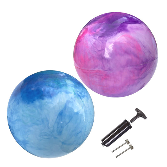 CORECISE Marbleized Bouncy Ball 12.5-inch front view for active indoor or outdoor play.