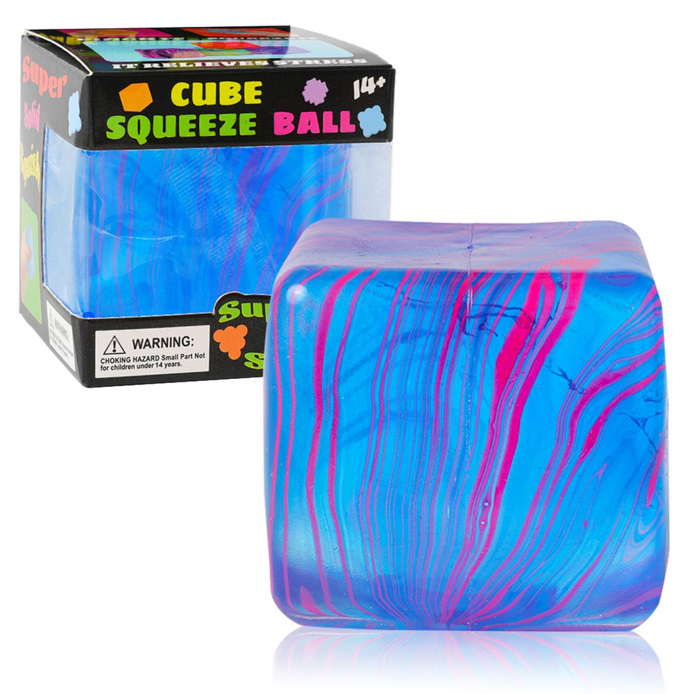 CORODER stress cube pink close-up for tactile relief and focus.