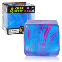 CORODER stress cube pink close-up for tactile relief and focus.