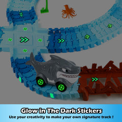 Coroiesty shark-cars in action on the track