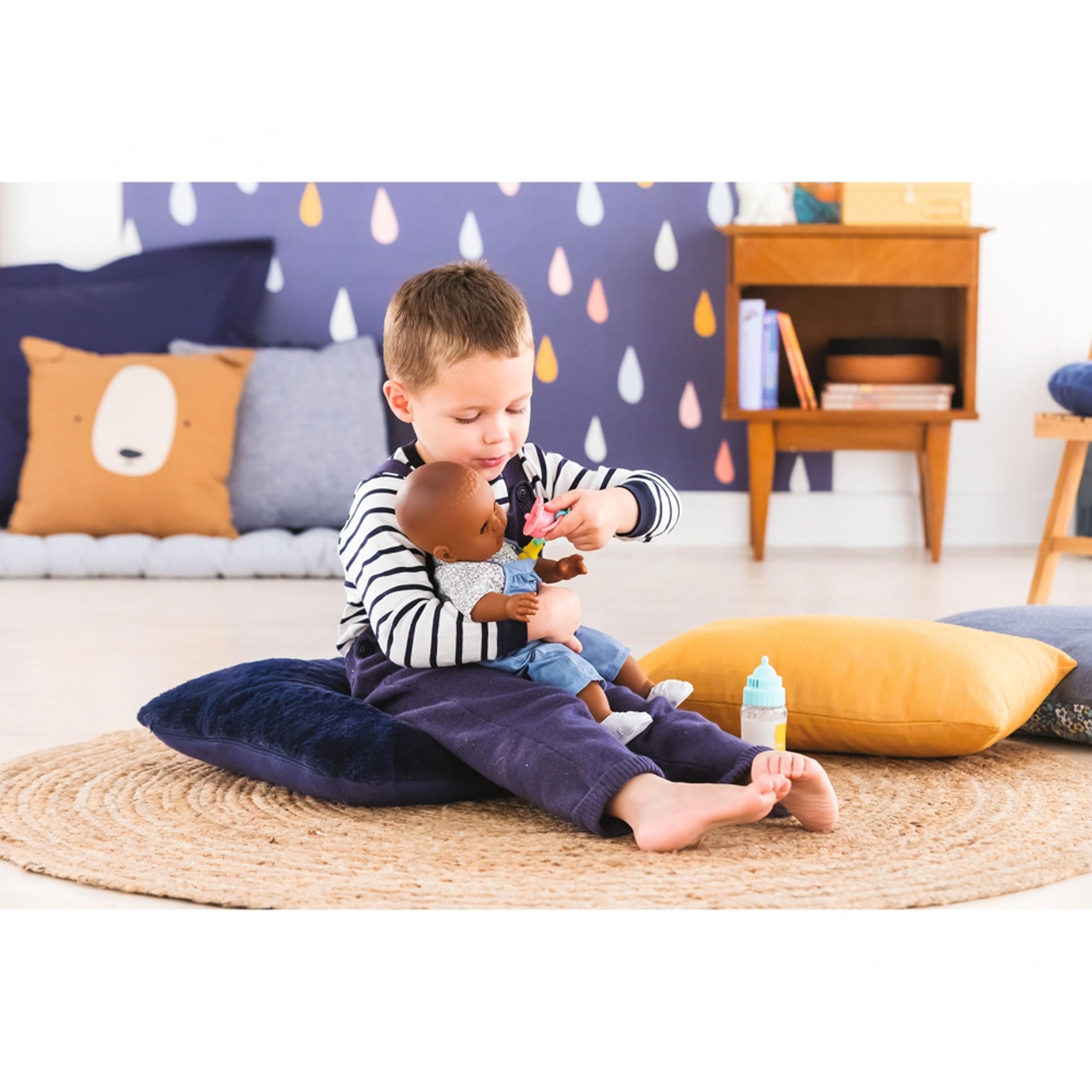 Corolle pacifier with batteries included for immediate use