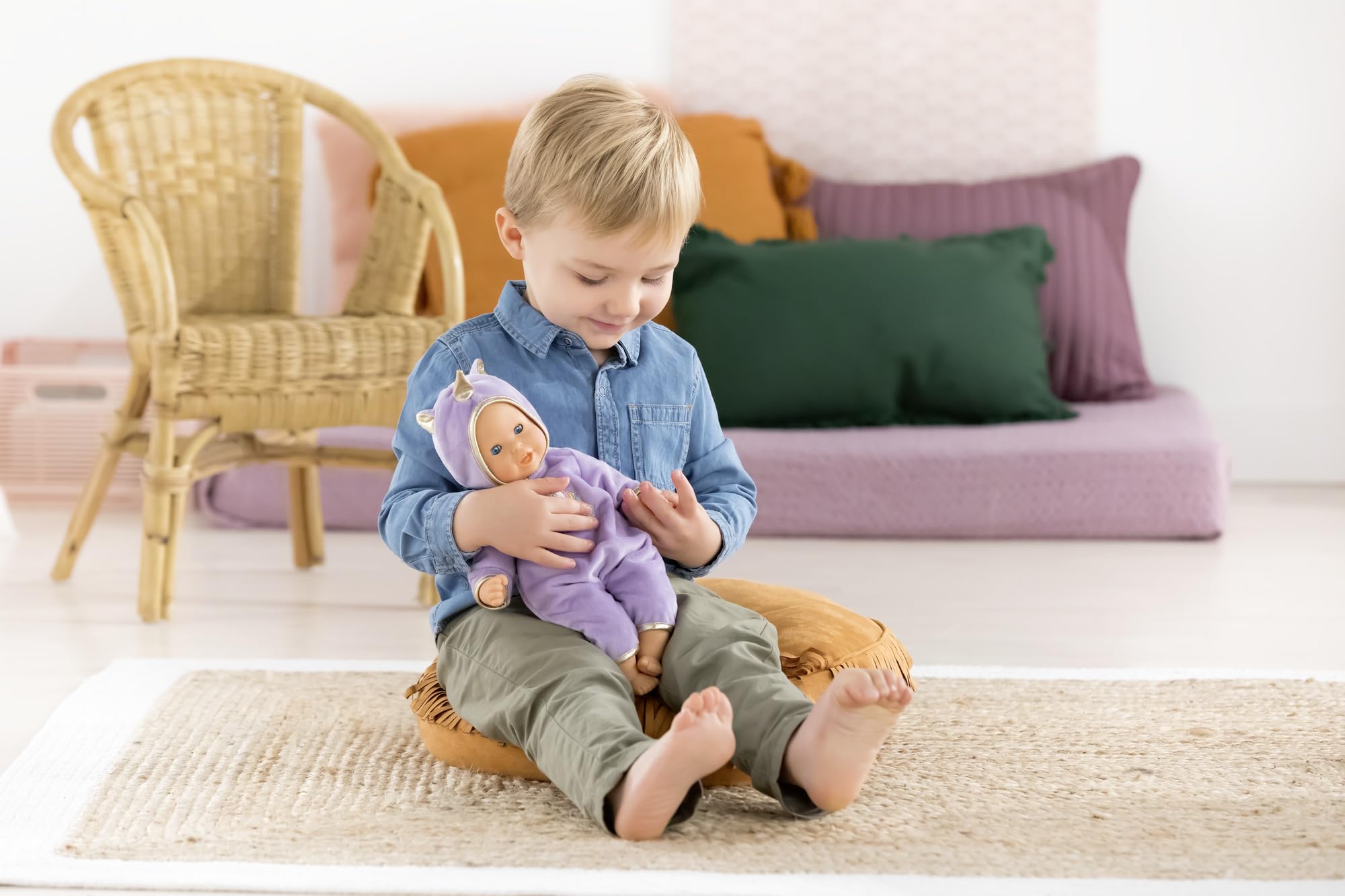 Corolle Bebe Calin head, arms, and legs in vinyl with detailed finish