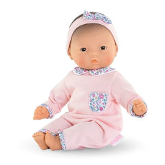 Corolle Mila pink pajama set creates cozy bedtime vibes for imaginative play.