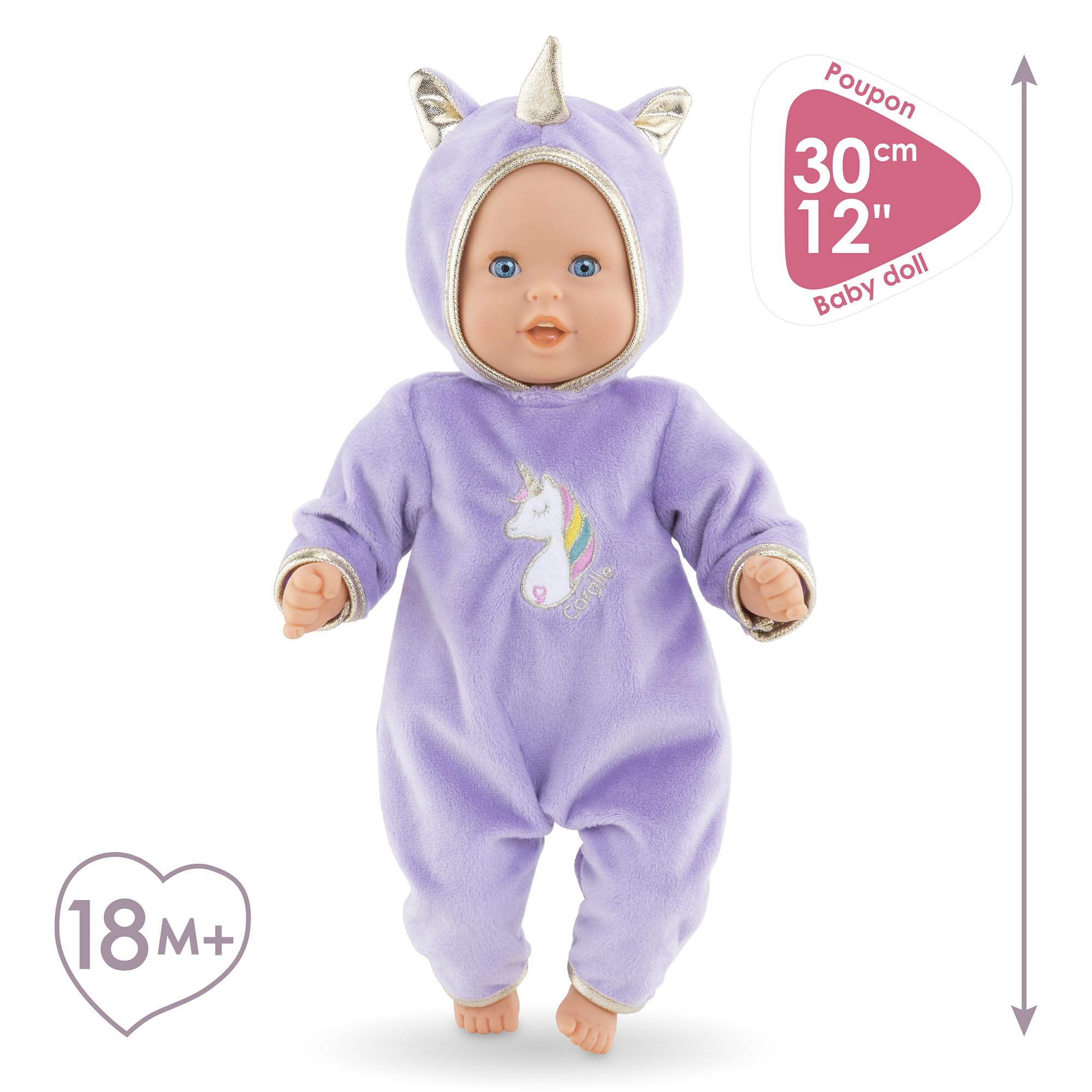 Corolle Bebe Calin sleeping eyes close for nap time realism