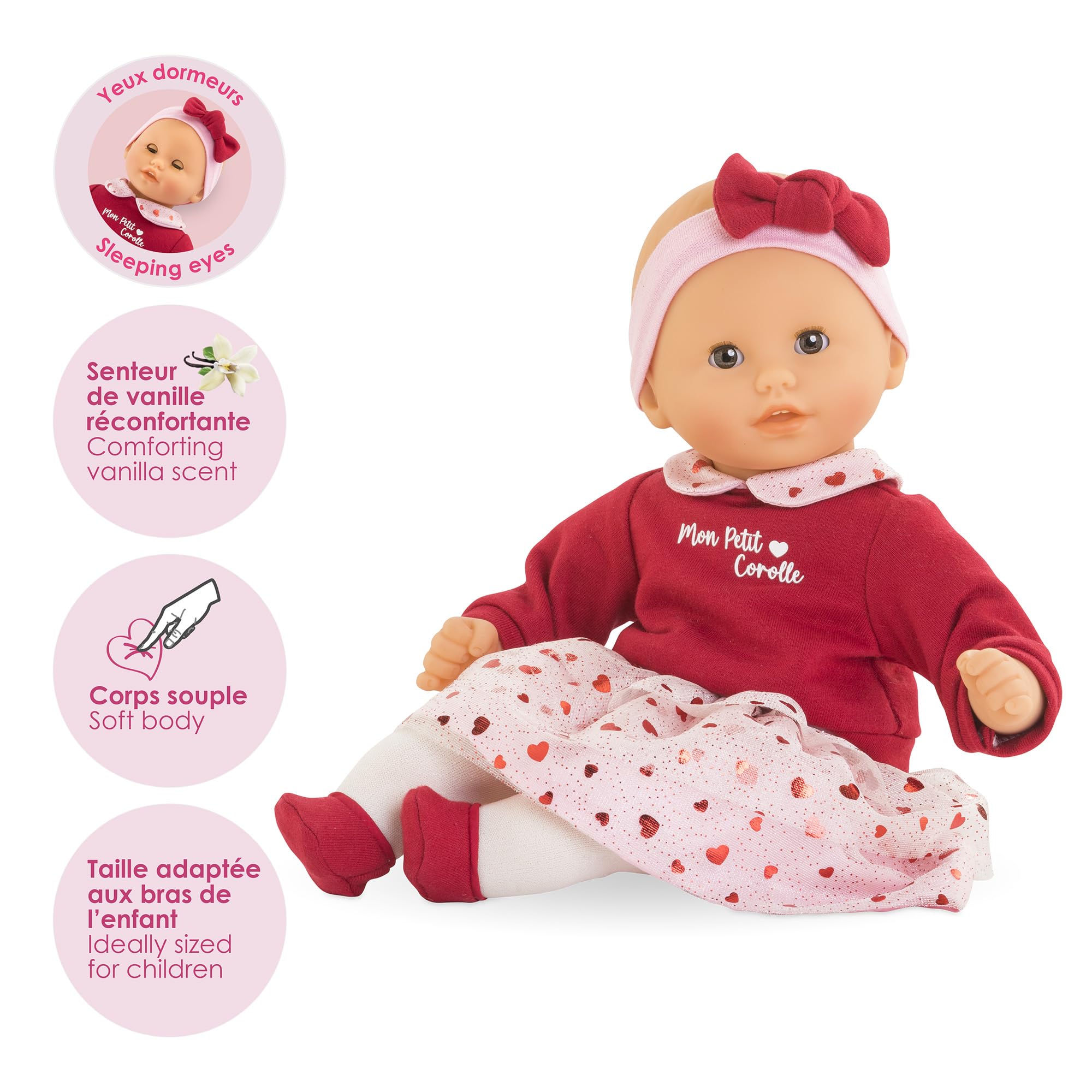 Corolle Margaux Petals in pink pajama outfit invites bedtime nurturing