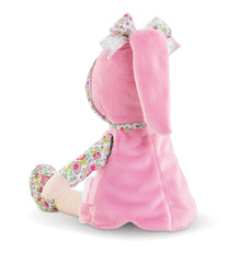 Corolle Miss Pink Blossom Garden being cradled in small arms for comfort