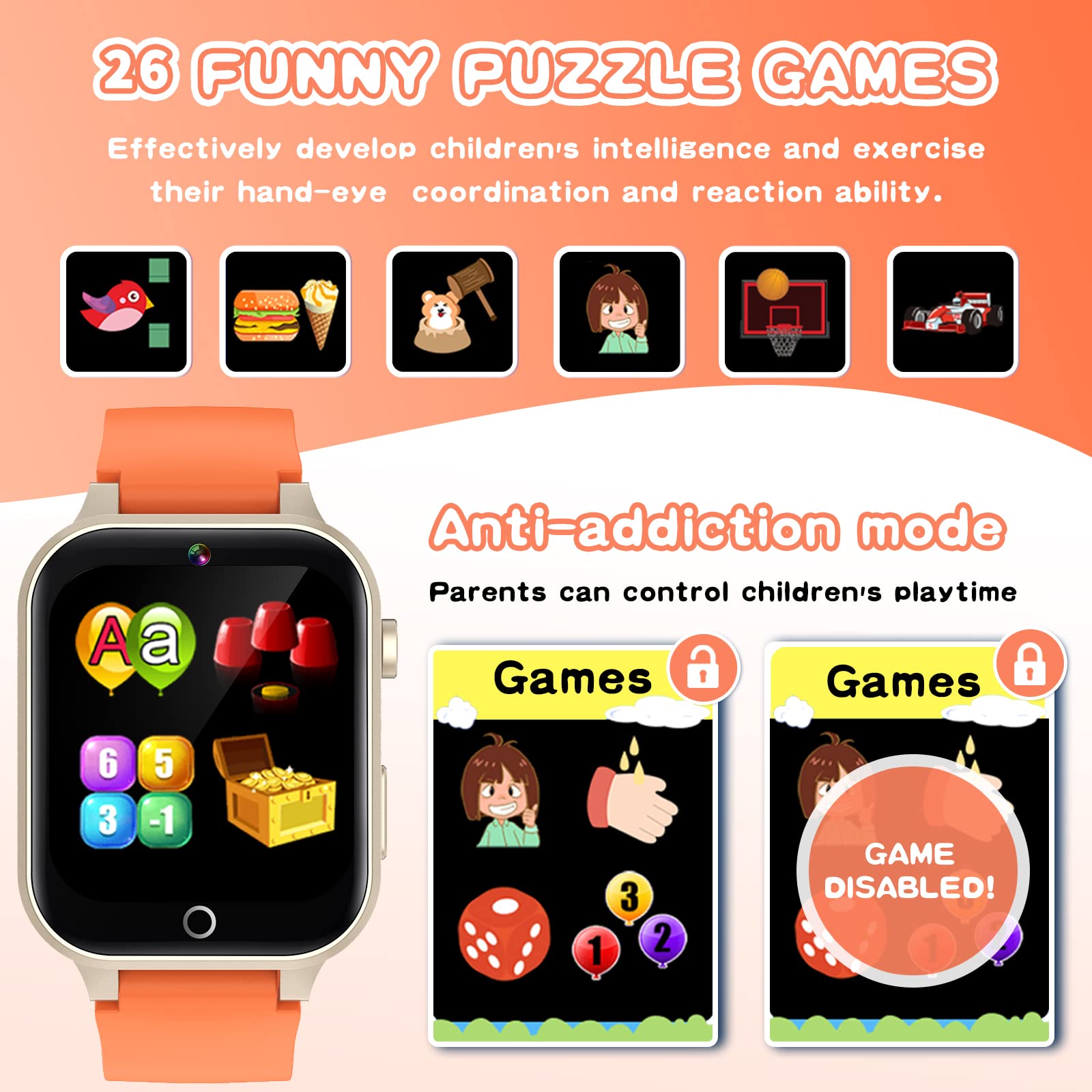 Cosjoype Kids Smart Watch MP3 player for on-the-go music