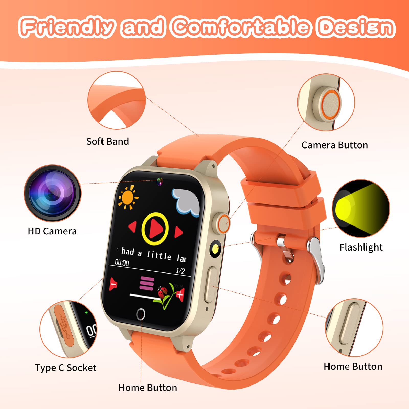 Cosjoype Kids Smart Watch video recording during daily moments