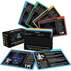 Cosmic Shards Stargazing Cards – constellation map front view for quick star orientation