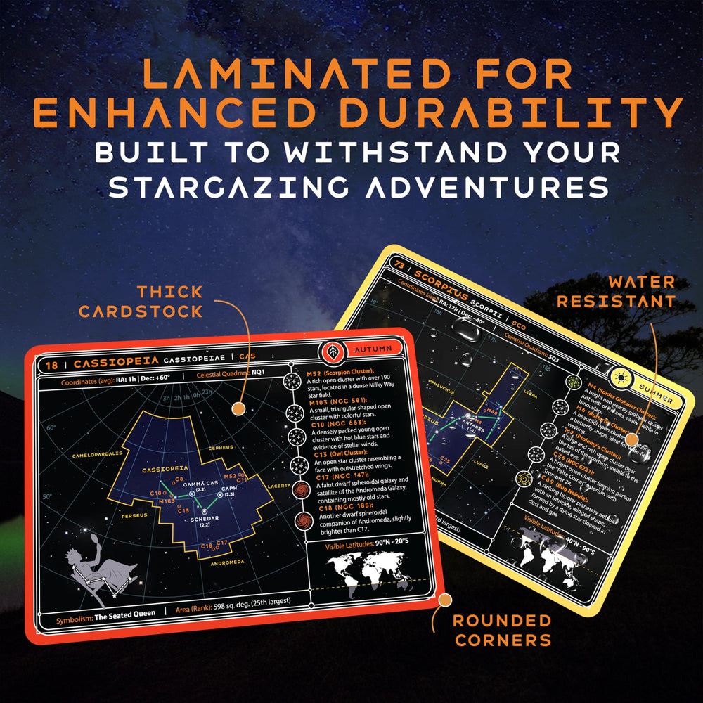 Cosmic Shards Stargazing Cards – portable set for field sessions