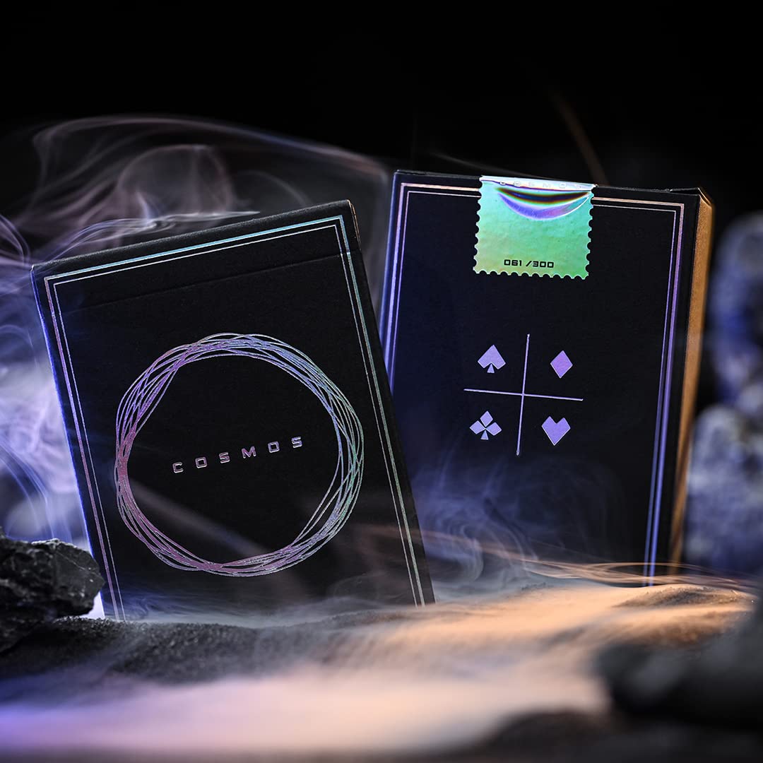 Cosmos Playing Cards Neptune ice texture boosts tactile appeal