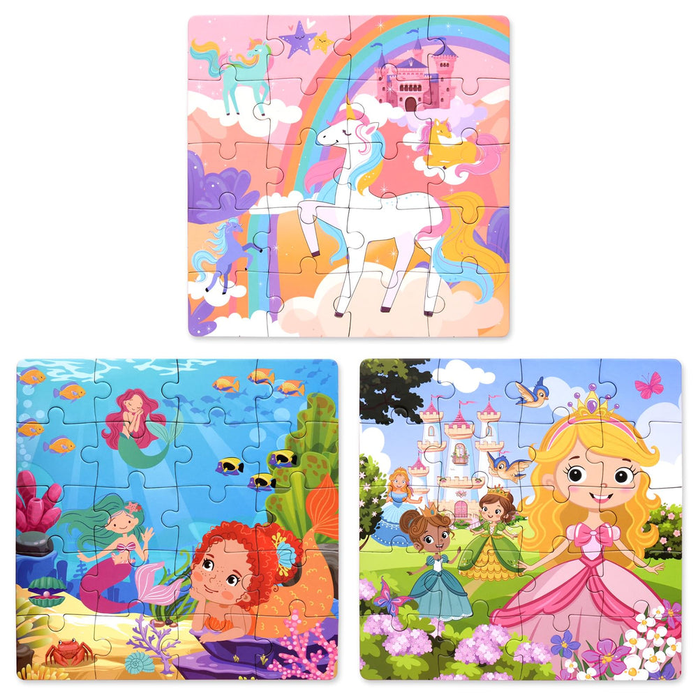 Cosomia book-style case keeps puzzles organized for portable use.