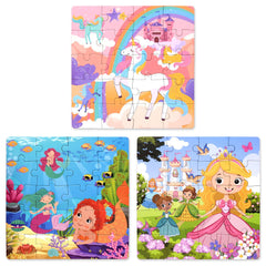 Cosomia book-style case keeps puzzles organized for portable use.