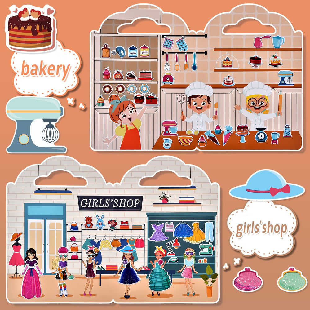 Cosomia princess party scene features crowns and festive motifs.