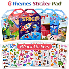 Cosomia Puffy Sticker Books Dinosaurs: vibrant dino stickers spark stories