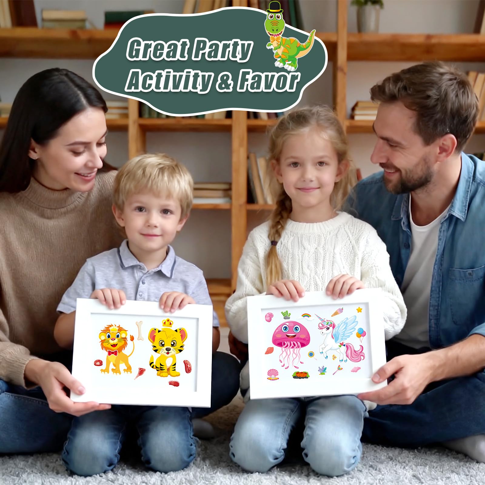 Cosomia travel-friendly stickers providing portable on-the-go entertainment